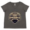 Women's Curvy Collection Fine Jersey V-Neck Tee Thumbnail