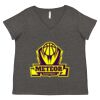 Women's Curvy Collection Fine Jersey V-Neck Tee Thumbnail
