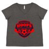 Women's Curvy Collection Fine Jersey V-Neck Tee Thumbnail
