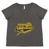 Women's Curvy Collection Fine Jersey V-Neck Tee Thumbnail