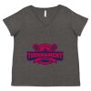 Women's Curvy Collection Fine Jersey V-Neck Tee Thumbnail