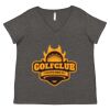Women's Curvy Collection Fine Jersey V-Neck Tee Thumbnail