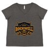 Women's Curvy Collection Fine Jersey V-Neck Tee Thumbnail