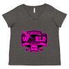 Women's Curvy Collection Fine Jersey V-Neck Tee Thumbnail