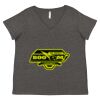 Women's Curvy Collection Fine Jersey V-Neck Tee Thumbnail