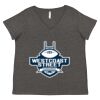 Women's Curvy Collection Fine Jersey V-Neck Tee Thumbnail