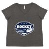 Women's Curvy Collection Fine Jersey V-Neck Tee Thumbnail