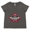 Women's Curvy Collection Fine Jersey V-Neck Tee Thumbnail