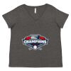 Women's Curvy Collection Fine Jersey V-Neck Tee Thumbnail