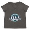 Women's Curvy Collection Fine Jersey V-Neck Tee Thumbnail