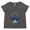 Women's Curvy Collection Fine Jersey V-Neck Tee Thumbnail