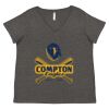 Women's Curvy Collection Fine Jersey V-Neck Tee Thumbnail
