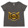 Women's Curvy Collection Fine Jersey V-Neck Tee Thumbnail