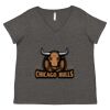 Women's Curvy Collection Fine Jersey V-Neck Tee Thumbnail
