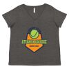 Women's Curvy Collection Fine Jersey V-Neck Tee Thumbnail