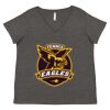 Women's Curvy Collection Fine Jersey V-Neck Tee Thumbnail