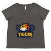 Women's Curvy Collection Fine Jersey V-Neck Tee Thumbnail