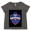 Women's Curvy Collection Fine Jersey V-Neck Tee Thumbnail