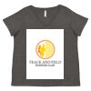 Women's Curvy Collection Fine Jersey V-Neck Tee Thumbnail