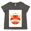 Women's Curvy Collection Fine Jersey V-Neck Tee Thumbnail