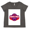 Women's Curvy Collection Fine Jersey V-Neck Tee Thumbnail