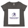 Women's Curvy Collection Fine Jersey V-Neck Tee Thumbnail