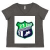 Women's Curvy Collection Fine Jersey V-Neck Tee Thumbnail