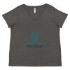 Women's Curvy Collection Fine Jersey V-Neck Tee Thumbnail