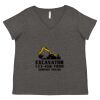 Women's Curvy Collection Fine Jersey V-Neck Tee Thumbnail