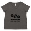 Women's Curvy Collection Fine Jersey V-Neck Tee Thumbnail