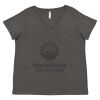 Women's Curvy Collection Fine Jersey V-Neck Tee Thumbnail