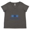 Women's Curvy Collection Fine Jersey V-Neck Tee Thumbnail