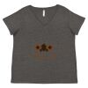 Women's Curvy Collection Fine Jersey V-Neck Tee Thumbnail