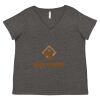 Women's Curvy Collection Fine Jersey V-Neck Tee Thumbnail
