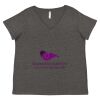 Women's Curvy Collection Fine Jersey V-Neck Tee Thumbnail