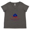 Women's Curvy Collection Fine Jersey V-Neck Tee Thumbnail