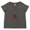 Women's Curvy Collection Fine Jersey V-Neck Tee Thumbnail