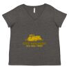 Women's Curvy Collection Fine Jersey V-Neck Tee Thumbnail