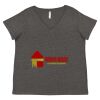 Women's Curvy Collection Fine Jersey V-Neck Tee Thumbnail