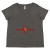 Women's Curvy Collection Fine Jersey V-Neck Tee Thumbnail