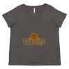Women's Curvy Collection Fine Jersey V-Neck Tee Thumbnail