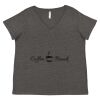 Women's Curvy Collection Fine Jersey V-Neck Tee Thumbnail