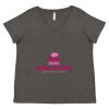 Women's Curvy Collection Fine Jersey V-Neck Tee Thumbnail