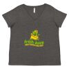 Women's Curvy Collection Fine Jersey V-Neck Tee Thumbnail