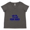 Women's Curvy Collection Fine Jersey V-Neck Tee Thumbnail
