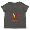 Women's Curvy Collection Fine Jersey V-Neck Tee Thumbnail
