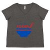 Women's Curvy Collection Fine Jersey V-Neck Tee Thumbnail