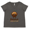 Women's Curvy Collection Fine Jersey V-Neck Tee Thumbnail