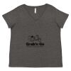 Women's Curvy Collection Fine Jersey V-Neck Tee Thumbnail