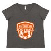 Women's Curvy Collection Fine Jersey V-Neck Tee Thumbnail